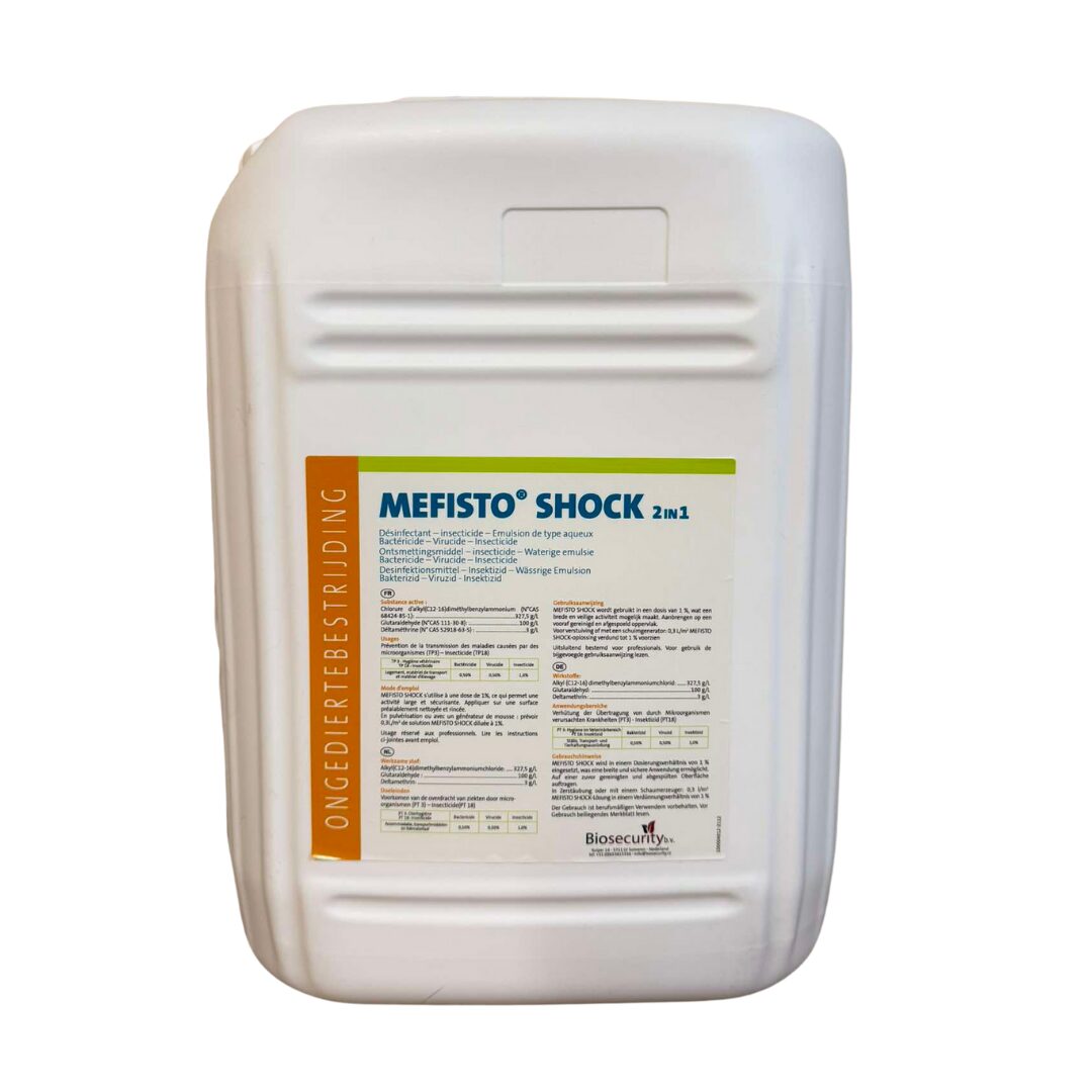 Mefisto Shock 2 in 1 ontsmetting en ongediertebestrijding - voorkant